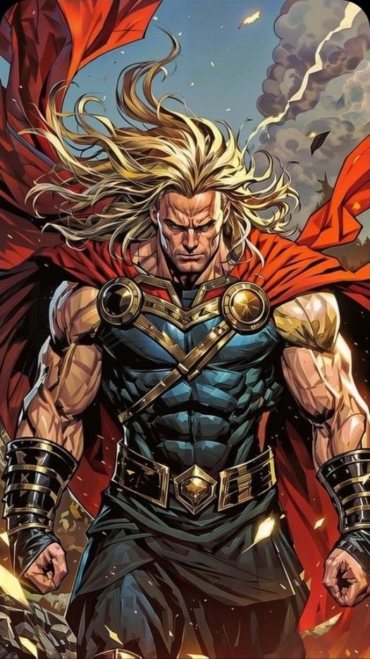Thor God of Thunder: MCU History, Weapons & Comic Powers: The Ultimate Multiverse Reel Fan Guide Thor God of Thunder classic comic art