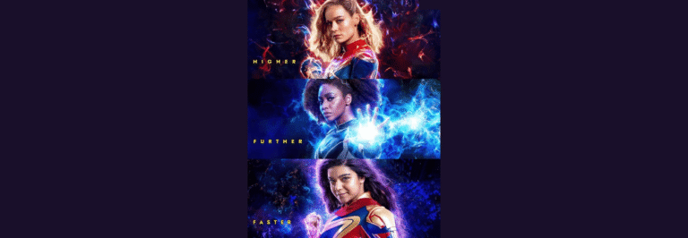 Marvels MPower explained Disney+ docuseries overview featuring dynamic key art of female Marvel heroes