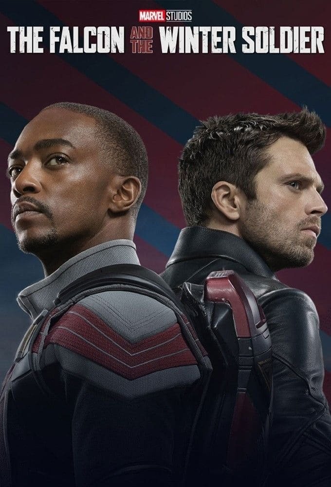 John Walker staring aggressively in U.S. Agent uniform with blood-stained shield in Falcon and Winter Soldier review