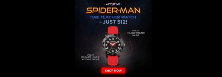 Accutime Spiderman Time Teacher watch price