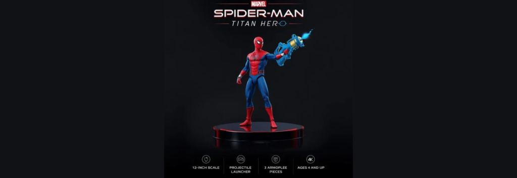 Marvel Spider-Man Titan Hero Series Blast Gear Price: $19 Action Figure Deal Marvel Spider-Man Titan Hero Series Blast Gear price